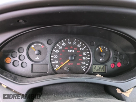 2002 Ford Focus LX with VIN 1FAFP33P62W281257, listed as a Copart auction lot 50609535 with 158,684 mi miles and Salvage Title. Bid and sale history available at carsss.com. Image 9.