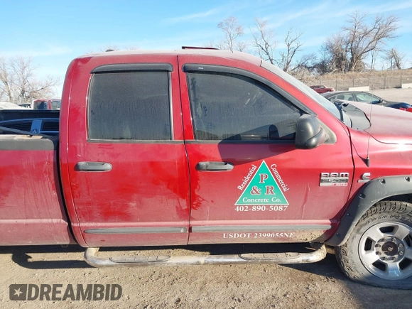 2007 Dodge Ram 2500 SLT with VIN 3D7KS28A17G799603, listed as a IAAI auction lot 41528976 with 1 mi miles. Bid and sale history available at carsss.com. Image 14.