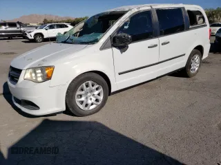 2014 Ram Cargo Van Tradesman with VIN 2C4JRGAG7ER383995, listed as a Copart auction lot 67410134 with 21,383 mi miles and Salvage Title. Bid and sale history available at carsss.com. Image 1.