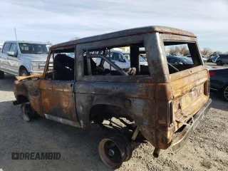 1969 Ford Bronco z VIN U15GLF78758, wystawiony jako Copart lot #47116955 z przebiegiem Nie podano mil oraz Nie do naprawy • Non repairable. Historia ofert i sprzedaży dostępna na DreamBid. Obrazek 2.