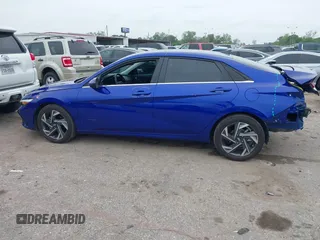 2024 Hyundai Elantra SEL with VIN KMHLS4DGXRU820304, listed as a IAAI auction lot 41895332 with 5,414 mi miles and . Bid and sale history available at DreamBid. Image 15.