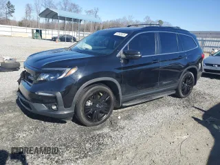 2022 Honda Pilot Special Edition with VIN 5FNYF5H2XNB024948, listed as a Copart auction lot 47503825 with 43,816 mi miles and Salvage Title. Bid and sale history available at carsss.com. Image 1.