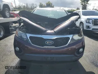 2012 Kia Sorento LX with VIN 5XYKT3A65CG303682, listed as a Copart auction lot 51541035 with 125,886 mi miles and Salvage Title. Bid and sale history available at DreamBid. Image 5.