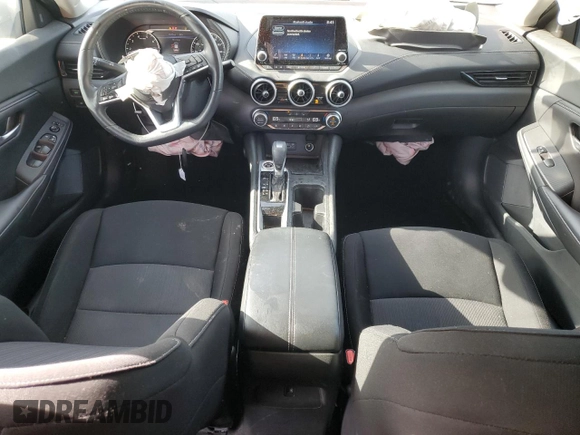 2022 Nissan Sentra SV with VIN 3N1AB8CV4NY232766, listed as a Copart auction lot 54456455 with 50,497 mi miles and Salvage Title. Bid and sale history available at carsss.com. Image 8.