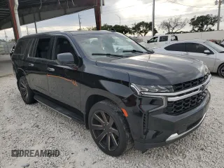 2021 Chevrolet Suburban LS with VIN 1GNSCBKDXMR396412, listed as a Copart auction lot 81518794 with Not Provided miles and Non Repairable. Bid and sale history available at DreamBid. Image 4.