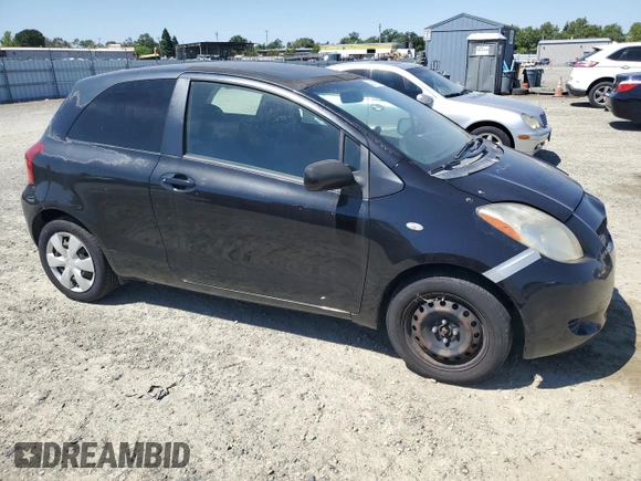 2008 Toyota Yaris with VIN JTDJT923785177098, listed as a Copart auction lot 56070785 with 138,152 mi miles and Salvage Title. Bid and sale history available at DreamBid. Image 4.