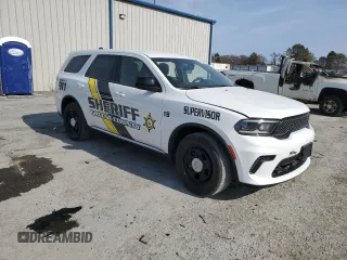 2024 Dodge Durango Special Service with VIN 1C4RDJFG5RC249637, listed as a Copart auction lot 49053505 with 835 mi miles and Salvage title. Bid and sale history available at DreamBid. Image 4.