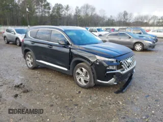 2021 Hyundai Santa Fe SEL with VIN 5NMS24AJ0MH357850, listed as a IAAI auction lot 41207381 with 123,584 mi miles. Bid and sale history available at carsss.com. Image 1.