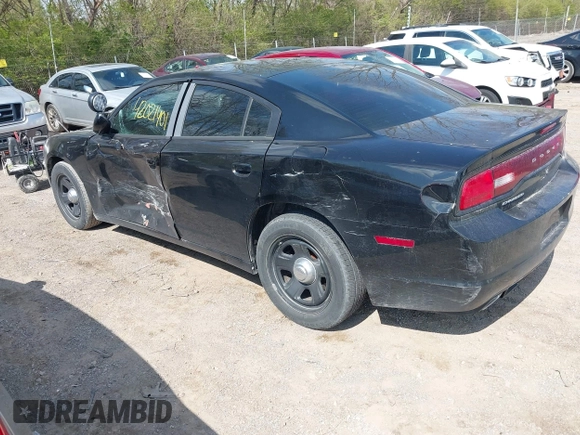 2013 Dodge Charger Police with VIN 2C3CDXAG5DH546384, listed as a IAAI auction lot 42021401 with 154,637 mi miles and . Bid and sale history available at carsss.com. Image 3.