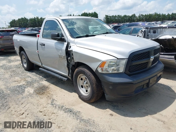 2018 Ram 1500 Tradesman with VIN 3C6JR6DG8JG129127, listed as a IAAI auction lot 42540299 with 117,414 mi miles and . Bid and sale history available at DreamBid. Image 1.