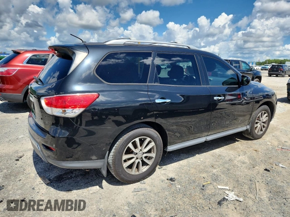 2015 Nissan Pathfinder S with VIN 5N1AR2MN6FC651888, listed as a Copart auction lot 63422955 with 217,197 mi miles and Clean title. Bid and sale history available at DreamBid. Image 3.
