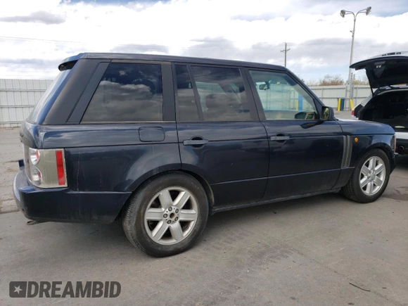 2004 Land Rover Range Rover with VIN SALMF11464A143759, listed as a Copart auction lot 49547715 with Not Provided miles and Clean Title. Bid and sale history available at DreamBid. Image 3.
