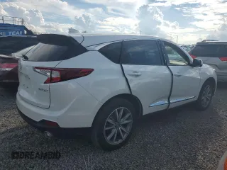 2021 Acura RDX w/Technology Package with VIN 5J8TC1H52ML001103, listed as a Copart auction lot 73823324 with Not Provided miles and Salvage Title. Bid and sale history available at carsss.com. Image 3.