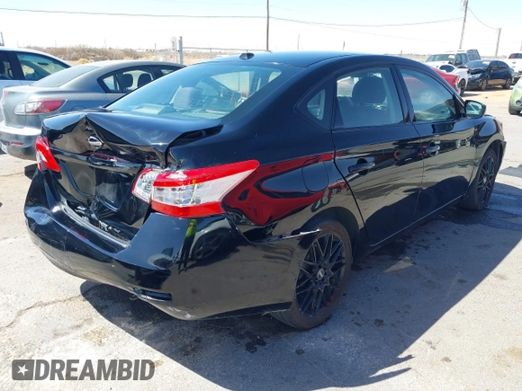 2015 Nissan Sentra SV with VIN 3N1AB7AP6FL667902, listed as a IAAI auction lot 41860415 with 136,237 mi miles and . Bid and sale history available at DreamBid. Image 4.