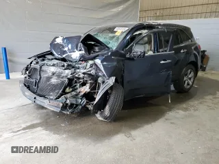 2013 Acura MDX with VIN 2HNYD2H23DH509598, listed as a Copart auction lot 60649155 with Not provided miles and Salvage title. Bid and sale history available at DreamBid. Image 1.
