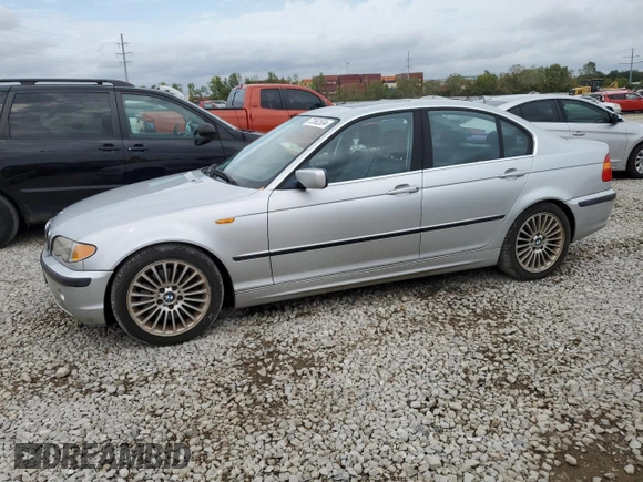2002 BMW 3 Series 330i with VIN WBAEV53462KM22605, listed as a Copart auction lot 72362534 with 108,590 mi miles and Salvage Title. Bid and sale history available at carsss.com. Image 1.