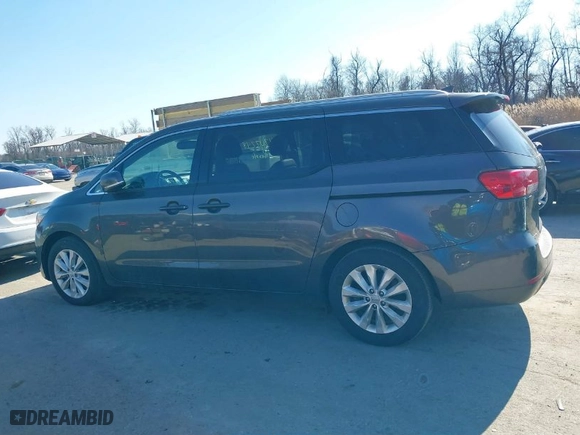 2016 Kia Sedona EX with VIN KNDMC5C12G6137510, listed as a IAAI auction lot 41707748 with 244,006 mi miles. Bid and sale history available at carsss.com. Image 14.