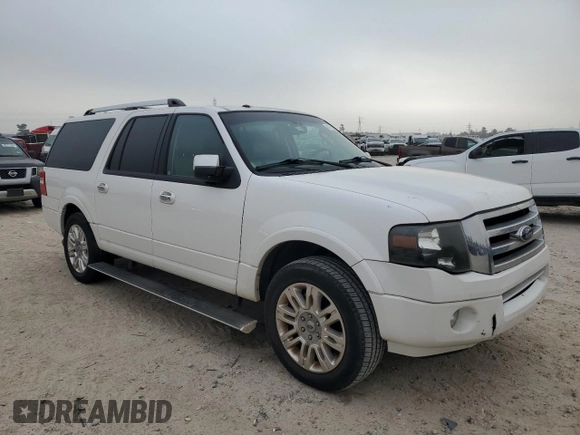 2011 Ford Expedition Max Limited with VIN 1FMJK1K55BEF25845, listed as a Copart auction lot 81760624 with 165,670 mi miles and Clean title. Bid and sale history available at DreamBid. Image 4.