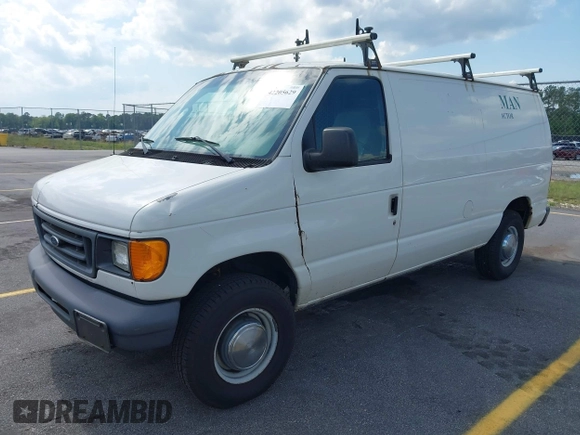 2006 Ford Econoline Cargo with VIN 1FTNE24W26DA84020, listed as a IAAI auction lot 42205629 with 274,284 mi miles and . Bid and sale history available at DreamBid. Image 2.