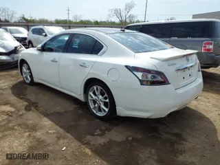 2012 Nissan Maxima 3.5 SV with VIN 1N4AA5AP8CC848145, listed as a IAAI auction lot 41887748 with 181,256 mi miles. Bid and sale history available at carsss.com. Image 3.
