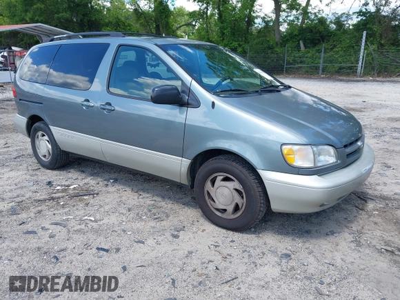 1998 Toyota Sienna LE with VIN 4T3ZF13C9WU029468, listed as a IAAI auction lot 42199057 with Not provided miles and . Bid and sale history available at DreamBid. Image 1.