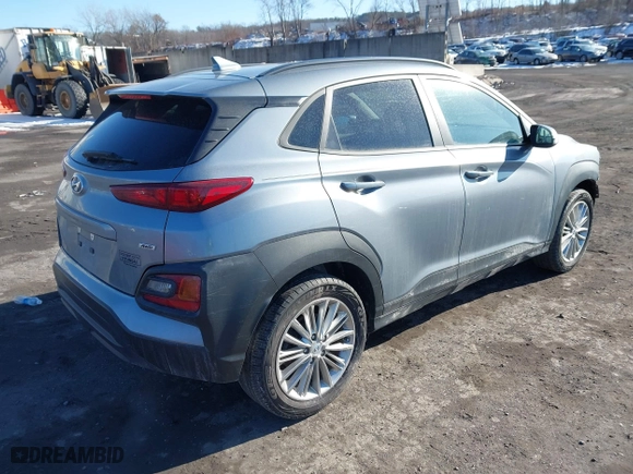2021 Hyundai Kona SEL Plus with VIN KM8K6CAA5MU682254, listed as a IAAI auction lot 41442304 with 48,101 mi miles. Bid and sale history available at carsss.com. Image 4.