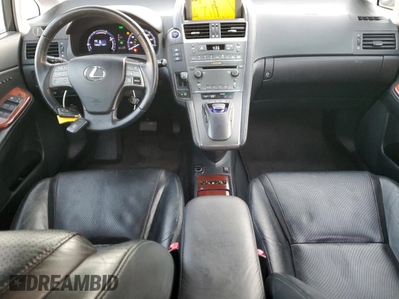 2010 Lexus HS 250h with VIN JTHBB1BA7A2009619, listed as a Copart auction lot 85790644 with 281,598 mi miles and Salvage Title. Bid and sale history available at DreamBid. Image 8.