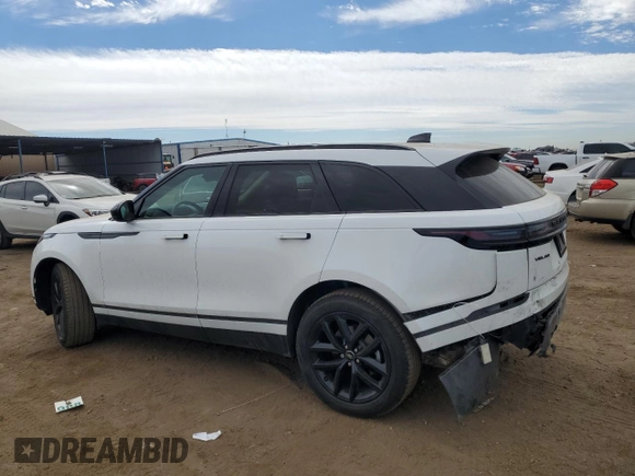 2024 Land Rover Range Rover Velar S with VIN SALYJ2EX3RA378086, listed as a Copart auction lot 72570894 with 17,122 mi miles and Salvage Title. Bid and sale history available at DreamBid. Image 2.