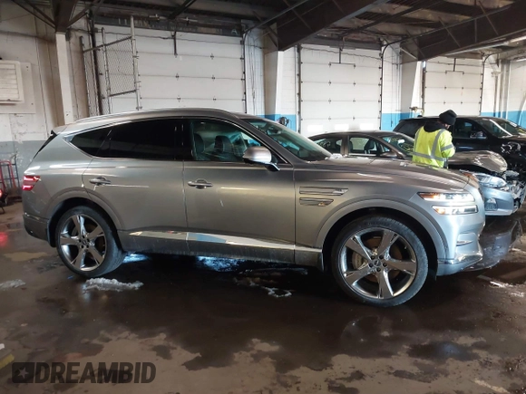 2024 Genesis GV80 с VIN KMUHCESC7RU206157, выставлен на аукционе IAAI как лот 41519373 с пробегом 3 670 миль миль и . История ставок и продаж доступна на DreamBid. Изображение 13.