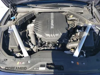 2023 Genesis G70 3.3T with VIN KMTG54TE2PU123852, listed as a Copart auction lot 77562964 with 10,890 mi miles and Salvage Title. Bid and sale history available at carsss.com. Image 11.