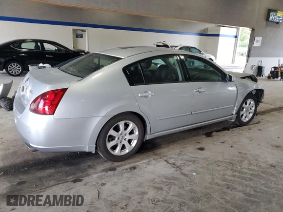 2007 Nissan Maxima 3.5 SL with VIN 1N4BA41E47C817199, listed as a Copart auction lot 62538634 with 0 mi miles and Salvage Title. Bid and sale history available at carsss.com. Image 3.