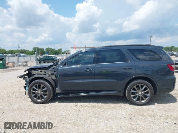 2018 Dodge Durango GT with VIN 1C4RDJDG3JC102174, listed as a IAAI auction lot 42554375 with 84,132 mi miles and . Bid and sale history available at DreamBid. Image 15.