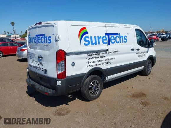 2021 Ford Transit with VIN 1FTBR1YG6MKA39997, listed as a IAAI auction lot 42228463 with 38,559 mi miles and . Bid and sale history available at DreamBid. Image 4.