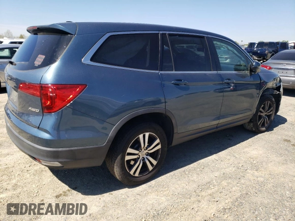 2016 Honda Pilot EX-L with VIN 5FNYF6H50GB008938, listed as a Copart auction lot 50459215 with 102,743 mi miles and Salvage Title. Bid and sale history available at DreamBid. Image 3.