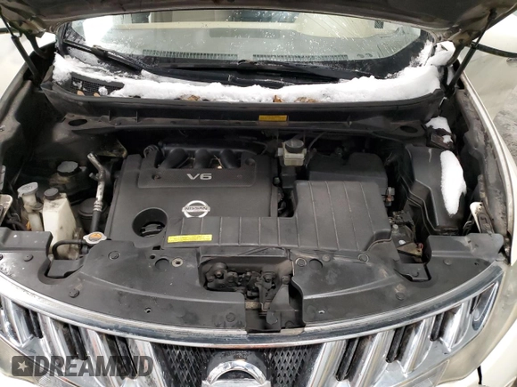 2009 Nissan Murano SL with VIN JN8AZ18W69W138729, listed as a Copart auction lot 45985445 with 210,232 mi miles and Salvage Title. Bid and sale history available at DreamBid. Image 12.