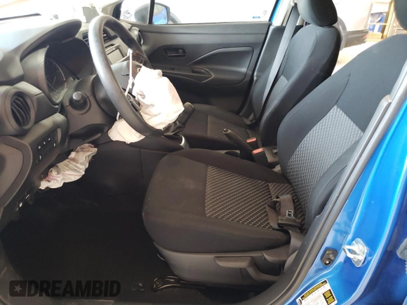 2023 Nissan Versa S with VIN 3N1CN8BV2PL834664, listed as a Copart auction lot 52862075 with 30,776 mi miles and Salvage title. Bid and sale history available at DreamBid. Image 7.