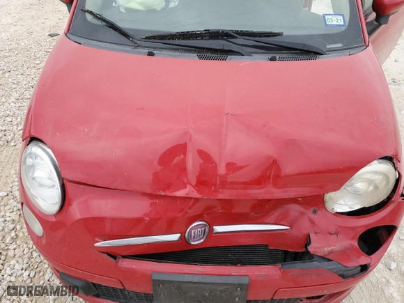 2015 FIAT 500 Pop with VIN 3C3CFFAR4FT508046, listed as a Copart auction lot 51689115 with 0 mi miles and Clean Title. Bid and sale history available at carsss.com. Image 11.