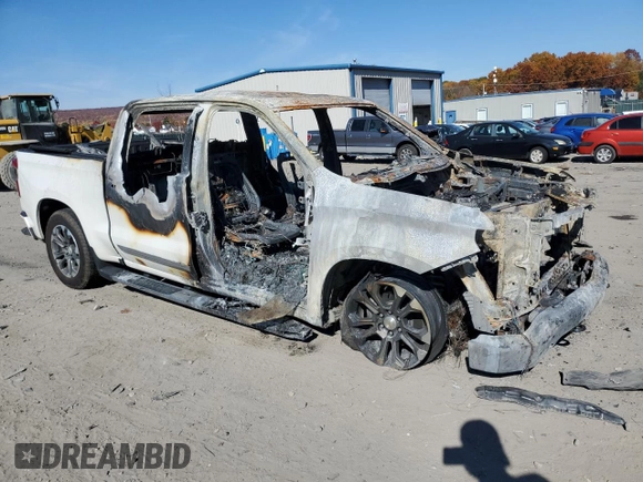 2024 Chevrolet Silverado 1500 High Country with VIN 1GCUDJE81RZ171567, listed as a Copart auction lot 77523084 with Not Provided miles and Salvage Title. Bid and sale history available at DreamBid. Image 4.
