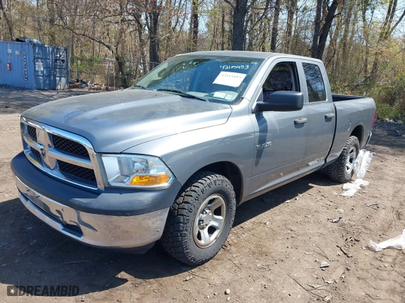 2010 Dodge Ram 1500 SLT with VIN 1D7RV1GPXAS231999, listed as a IAAI auction lot 42115453 with 105,099 mi miles. Bid and sale history available at carsss.com. Image 18.