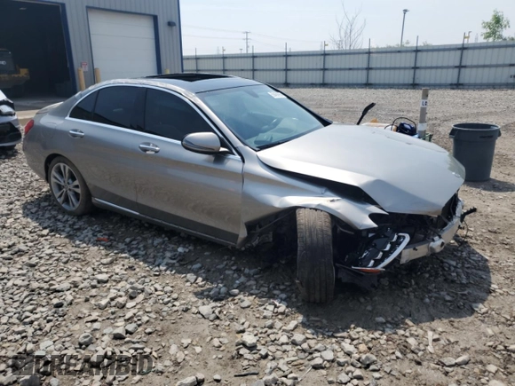 2019 Mercedes-Benz C 300 with VIN 55SWF8EB2KU285188, listed as a Copart auction lot 59468995 with Not provided miles and Non repairable. Bid and sale history available at DreamBid. Image 4.
