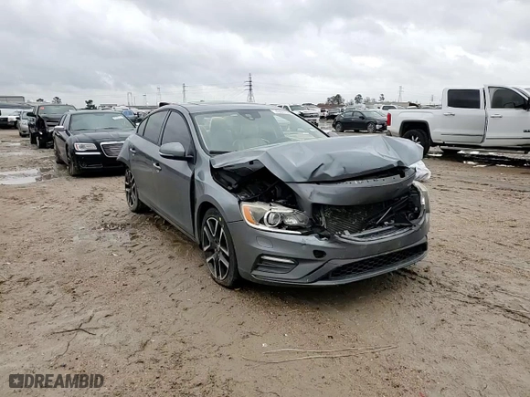 2017 Volvo S60 Dynamic with VIN YV126MFL5H2423232, listed as a Copart auction lot 45047565 with 53,477 mi miles and Salvage Title. Bid and sale history available at carsss.com. Image 10.