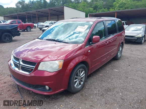 2014 Dodge Grand Caravan SXT with VIN 2C4RDGCG4ER366537, listed as a IAAI auction lot 42148032 with 126,531 mi miles and . Bid and sale history available at DreamBid. Image 2.