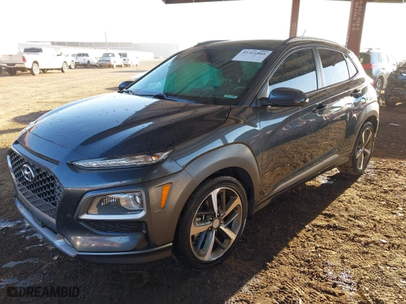 2018 Hyundai Kona Ultimate with VIN KM8K53A51JU097785, listed as a IAAI auction lot 41311804 with 94,446 mi miles. Bid and sale history available at carsss.com. Image 17.