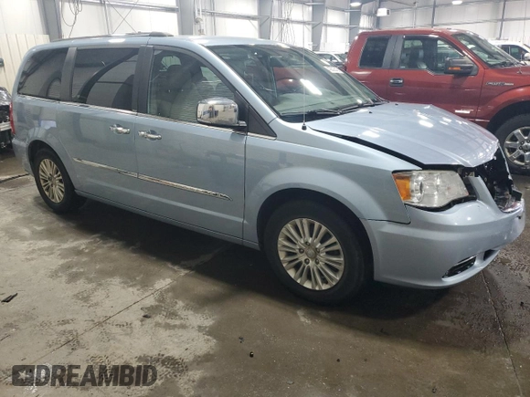 2013 Chrysler Town & Country Limited with VIN 2C4RC1GG9DR646141, listed as a Copart auction lot 49809545 with 129,720 mi miles and Salvage Title. Bid and sale history available at carsss.com. Image 4.