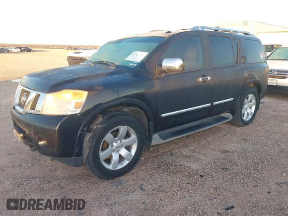2011 Nissan Armada SV with VIN 5N1BA0ND4BN624127, listed as a IAAI auction lot 41722211 with 177,286 mi miles and . Bid and sale history available at DreamBid. Image 19.