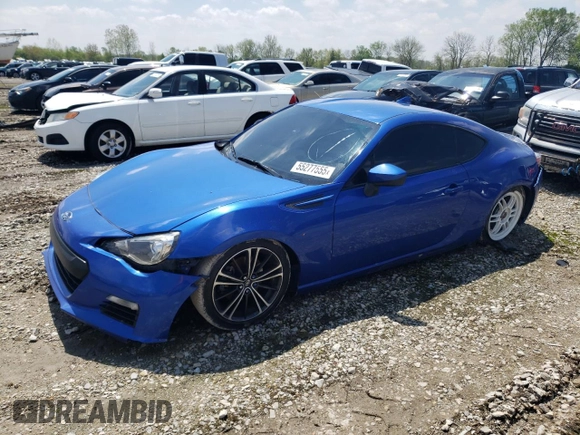 2015 Subaru BRZ Premium with VIN JF1ZCAB18F9603900, listed as a Copart auction lot 55277555 with 104,997 mi miles and Salvage title. Bid and sale history available at DreamBid. Image 1.