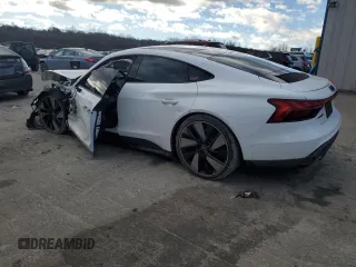 2023 Audi e-tron GT Prestige z VIN WAUEJBFW6P7005535, wystawiony jako Copart lot #87029614 z przebiegiem 6 355 mil mil oraz Szkoda całkowita • Salvage title. Historia ofert i sprzedaży dostępna na DreamBid. Obrazek 2.