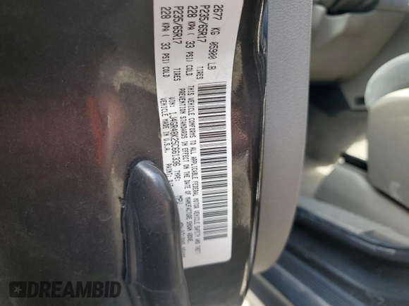 2005 Jeep Grand Cherokee Laredo с VIN 1J4GR48K25C661336, выставлен на аукционе Copart как лот 60630955 с пробегом 54 632 миль миль и Списание • Salvage title. История ставок и продаж доступна на DreamBid. Изображение 13.