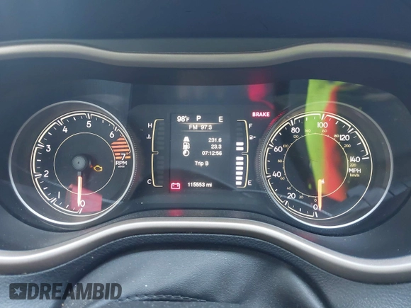 2017 Jeep Cherokee Sport with VIN 1C4PJLAB5HW596468, listed as a IAAI auction lot 42640784 with 115,553 mi miles and . Bid and sale history available at DreamBid. Image 7.