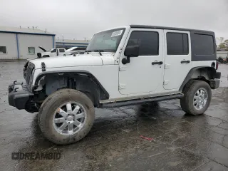 2018 Jeep Wrangler JK Unlimited Sport S with VIN 1C4BJWDG3JL889960, listed as a Copart auction lot 82630904 with 125,427 mi miles and Clean Title. Bid and sale history available at carsss.com. Image 1.